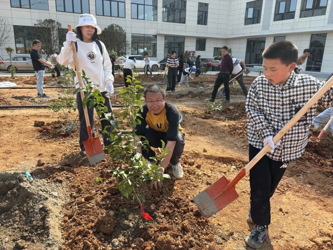 qy千亿国际“qy国际果园”共建行动： 一场绿意与笑声齐飞的春日狂欢！